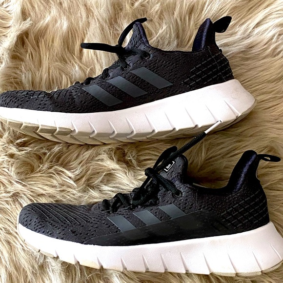 adidas | Shoes | Adidas Ortholite Charcoal Black Athletic Shoes | Poshmark